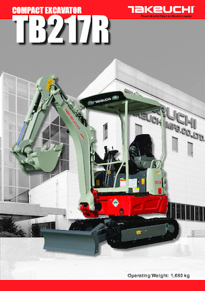 Minirypadla Takeuchi TB 217 R