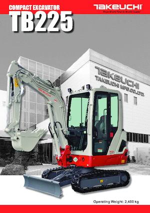 Minirypadla Takeuchi TB 225