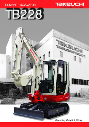 Minirypadla Takeuchi TB 228 