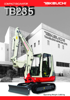 Minirypadla Takeuchi TB 235