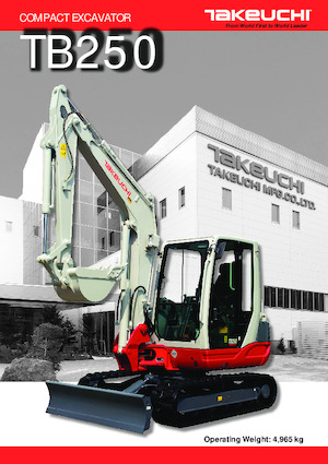 Minirypadla Takeuchi TB 250