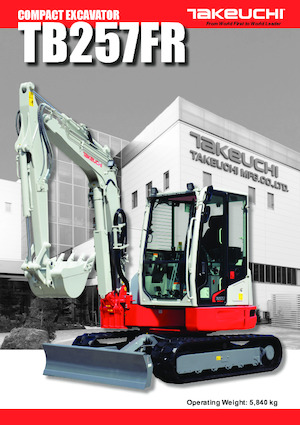 Minirypadla Takeuchi TB 257 FR