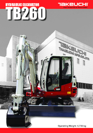 Minirypadla Takeuchi TB 260