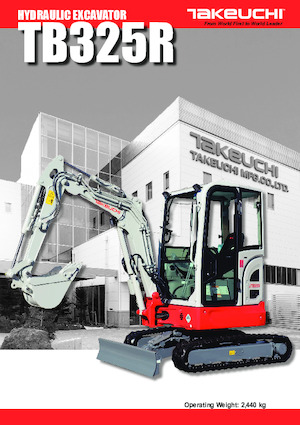 Minirypadla Takeuchi TB 325 R