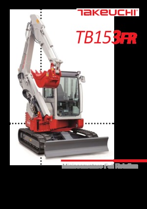 Minirypadla Takeuchi TB 153 FR