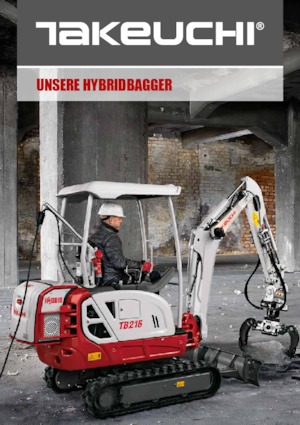 Minirypadla Takeuchi TB228 Hybrid