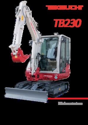 Minirypadla Takeuchi TB 230