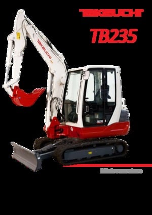 Minirypadla Takeuchi TB 235