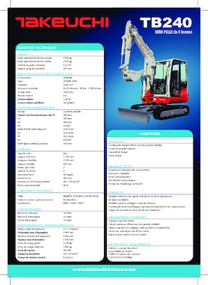 Minirypadla Takeuchi TB 240