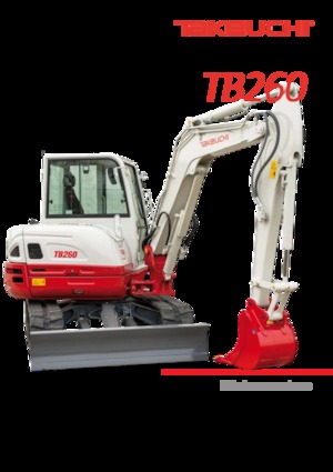 Minirypadla Takeuchi TB 260