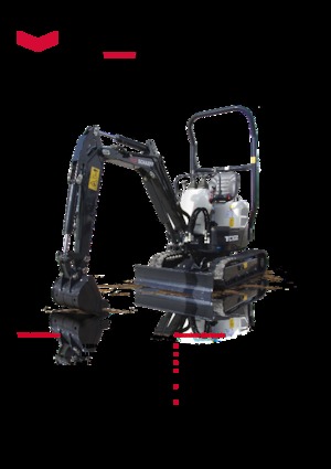 Minirypadla Schaeff TC 10 Z