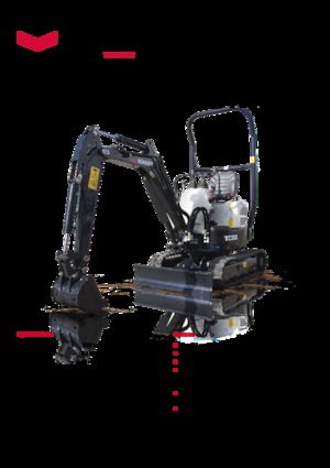 Minirypadla Schaeff TC 10 Z