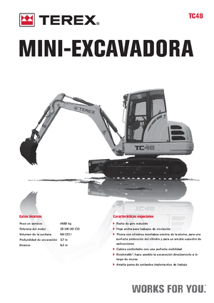 Minirypadla Terex TC 48