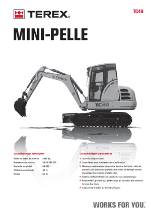 Minirypadla Terex TC 48