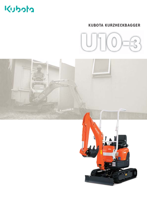 Minirypadla Kubota U10-3 G