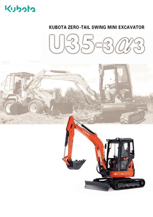 Minirypadla Kubota U35-3α2