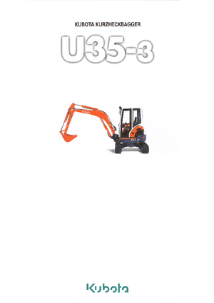 Minirypadla Kubota U35-3 G