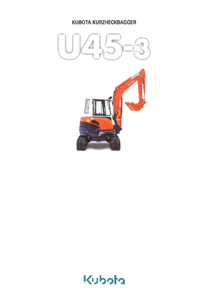 Minirypadla Kubota U45-3 G