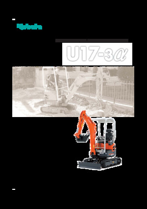 Minirypadla Kubota U17-3A