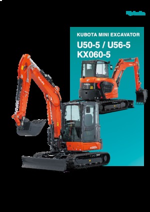 Minirypadla Kubota U50-5