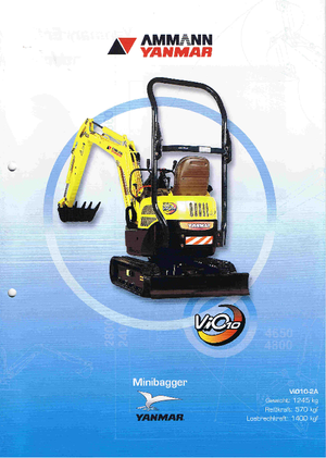 Minirypadla Yanmar VIO 10-2 A