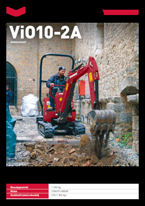 Minirypadla Yanmar ViO10-2A 