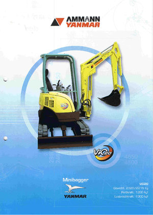 Minirypadla Yanmar VIO 20