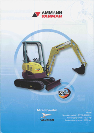Minirypadla Yanmar VIO 25