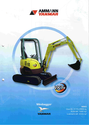 Minirypadla Yanmar VIO 25