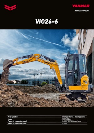 Minirypadla Yanmar VIO 26-6 PR