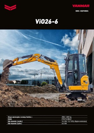 Minirypadla Yanmar VIO 26-6 PR