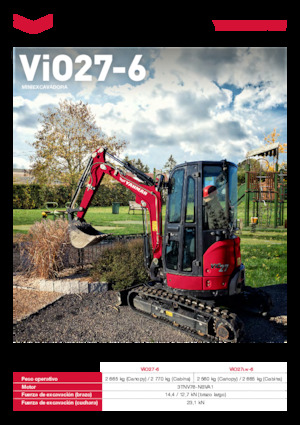 Minirypadla Yanmar ViO27LW-6 