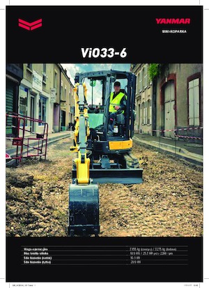 Minirypadla Yanmar VIO 33-6 PR