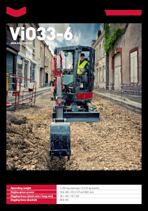 Minirypadla Yanmar ViO33-6 