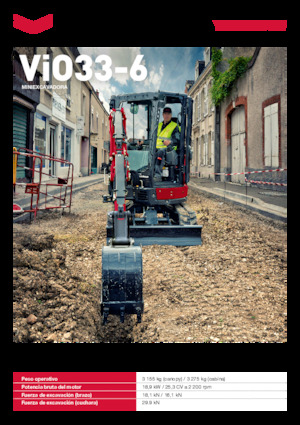 Minirypadla Yanmar ViO33-6 