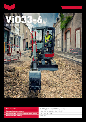 Minirypadla Yanmar ViO33-6 