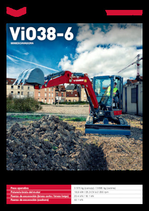 Minirypadla Yanmar ViO38-6 