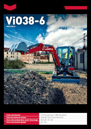 Minirypadla Yanmar ViO38-6 