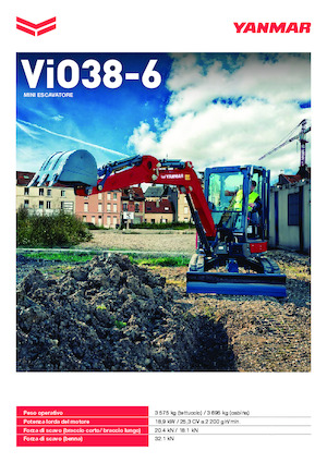 Minirypadla Yanmar ViO38-6 