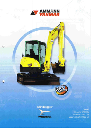 Minirypadla Yanmar VIO 55