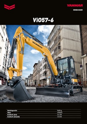 Minirypadla Yanmar VIO 57-6 BCR
