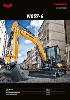 Minirypadla Yanmar VIO 57-6 BCR