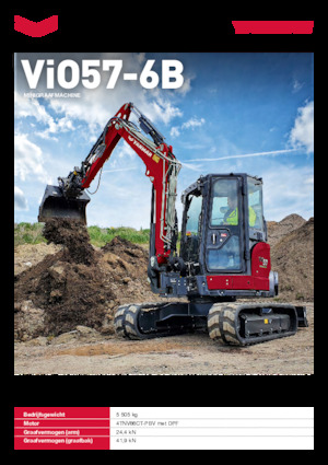 Minirypadla Yanmar ViO57-6B 