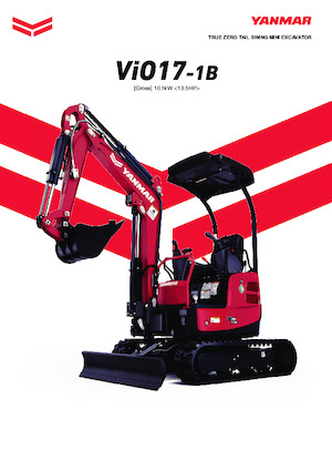 Minirypadla Yanmar ViO17-1B