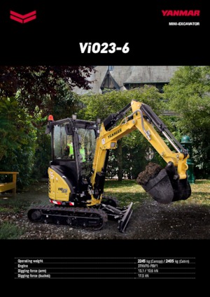 Minirypadla Yanmar ViO23-6