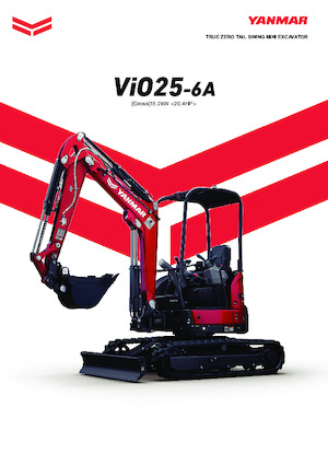 Minirypadla Yanmar ViO25-6A