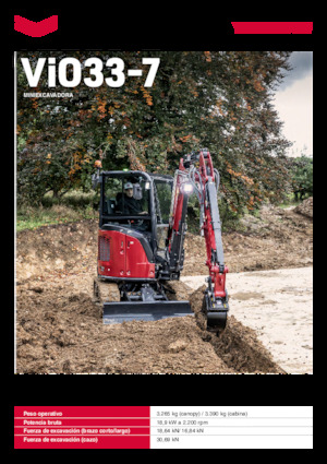 Minirypadla Yanmar ViO33-7