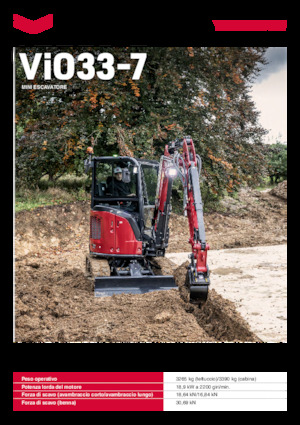 Minirypadla Yanmar ViO33-7