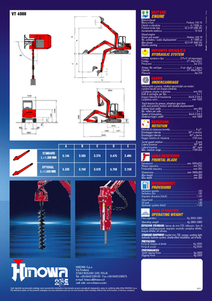Minirypadla Hinowa VT 4000