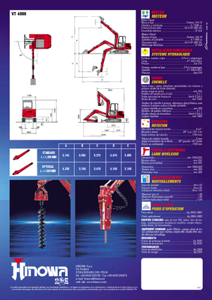 Minirypadla Hinowa VT 4000